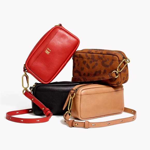 Madewell Leather Carabiner Mini Crossbody Bag & Mini Pouch set - Picture 3 of 8